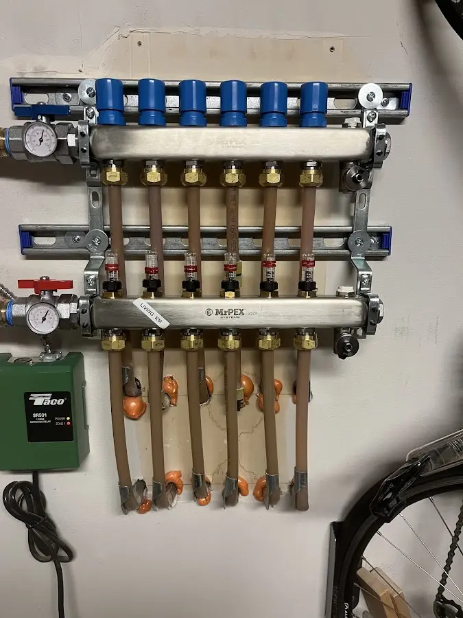 Plumber performing Gas Leak Detection at a residential property in Pepperdine University